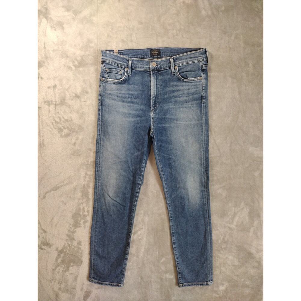 Citizens Of Humanity Womens 31 Rocket Crop High-Rise Skinny Preppy